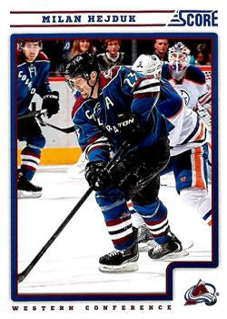 #133 Milan Hejduk - Colorado Avalanche - 2012-13 Score Hockey