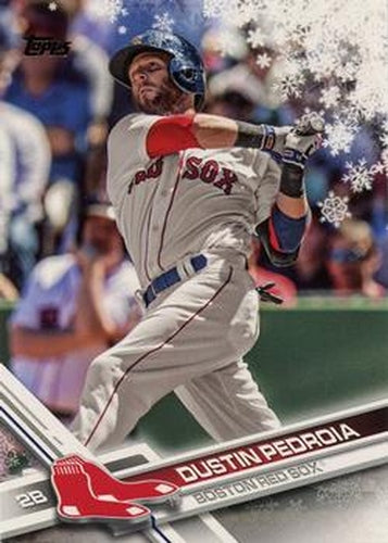 #HMW133 Dustin Pedroia - Boston Red Sox - 2017 Topps Holiday Baseball