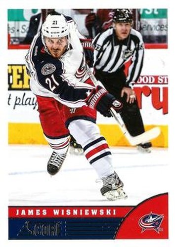 #133 James Wisniewski - Columbus Blue Jackets - 2013-14 Score Hockey