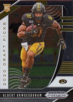 #133 Albert Okwuegbunam- Missouri Tigers - 2020 Panini Prizm Draft Picks Football
