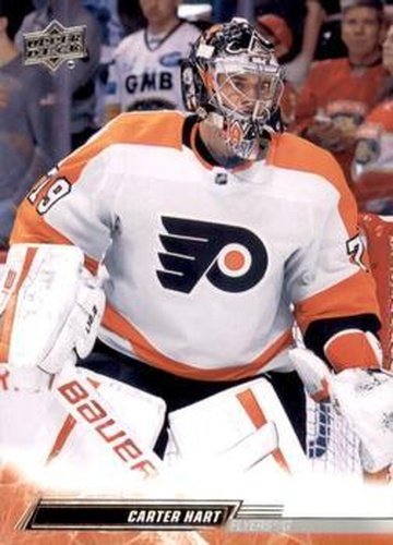 #133 Carter Hart - Philadelphia Flyers - 2022-23 Upper Deck Hockey