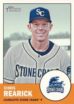 #133 Chris Rearick - Charlotte Stone Crabs - 2012 Topps Heritage Minor League Baseball