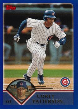 #133 Corey Patterson - Chicago Cubs - 2003 Topps Baseball