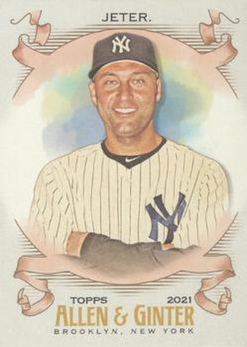 #133 Derek Jeter - New York Yankees - 2021 Topps Allen & Ginter Baseball
