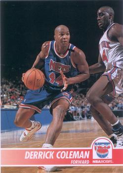 #133 Derrick Coleman - New Jersey Nets - 1994-95 Hoops Basketball