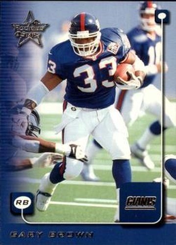#133 Gary Brown - New York Giants - 1999 Leaf Rookies & Stars Football
