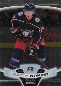 #133 Gustav Nyquist - Columbus Blue Jackets - 2019-20 O-Pee-Chee Platinum Hockey