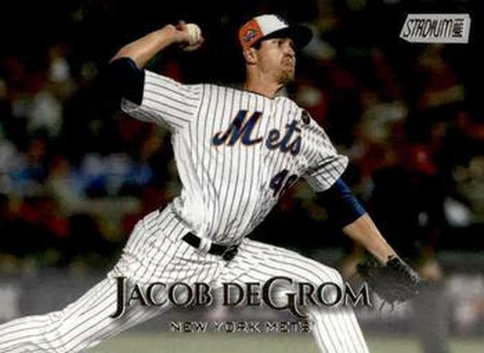 #133 Jacob deGrom - New York Mets - 2019 Stadium Club Baseball