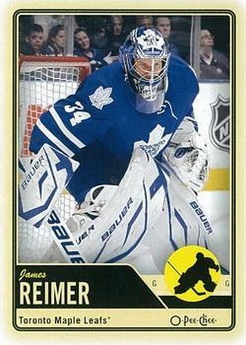 #133 James Reimer - Toronto Maple Leafs - 2012-13 O-Pee-Chee Hockey