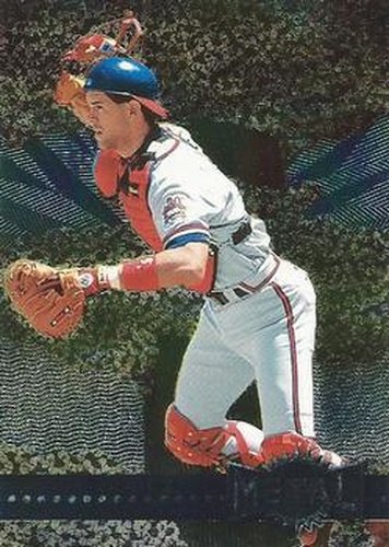 #133 Javy Lopez - Atlanta Braves - 1996 Metal Universe Baseball