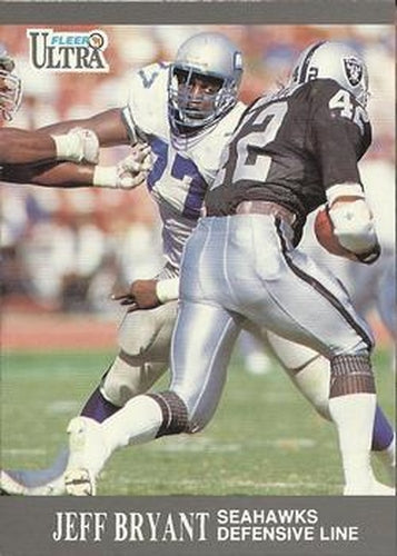 #133 Jeff Bryant - Seattle Seahawks - 1991 Ultra Football