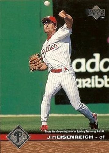 #133 Jim Eisenreich - Philadelphia Phillies - 1997 Upper Deck Baseball