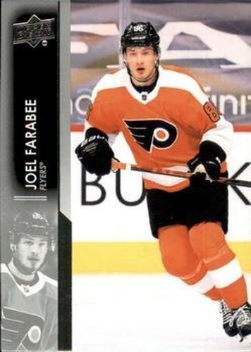 #133 Joel Farabee - Philadelphia Flyers - 2021-22 Upper Deck Hockey