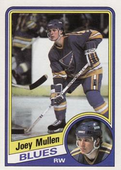 #133 Joey Mullen - St. Louis Blues - 1984-85 Topps Hockey