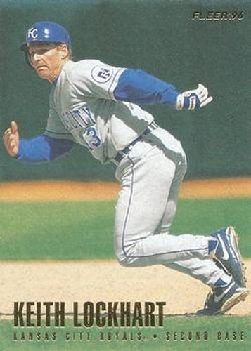 #133 Keith Lockhart - Kansas City Royals - 1996 Fleer Baseball