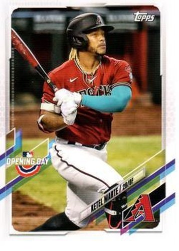 #133 Ketel Marte - Arizona Diamondbacks - 2021 Topps Opening Day Baseball