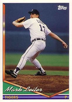 #133 Mark Leiter - Detroit Tigers - 1994 Topps Baseball