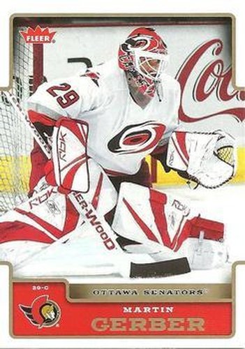 #133 Martin Gerber - Ottawa Senators - 2006-07 Fleer Hockey