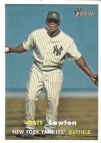 #133 Matt Lawton - New York Yankees - 2006 Topps Heritage Baseball