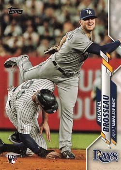 #133 Michael Brosseau - Tampa Bay Rays - 2020 Topps Baseball