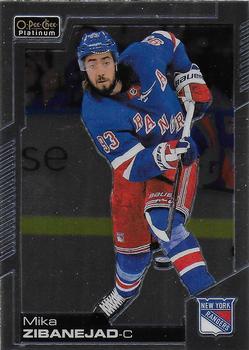 #133 Mika Zibanejad - New York Rangers - 2020-21 O-Pee-Chee Platinum Hockey