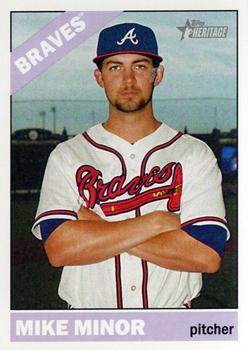 #133 Mike Minor - Atlanta Braves - 2015 Topps Heritage Baseball