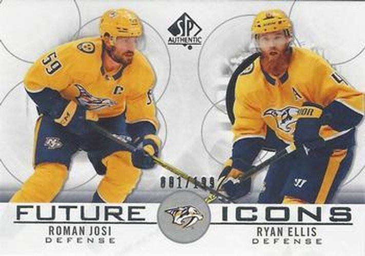 #133 Roman Josi / Ryan Ellis - Nashville Predators - 2020-21 SP Authentic Hockey