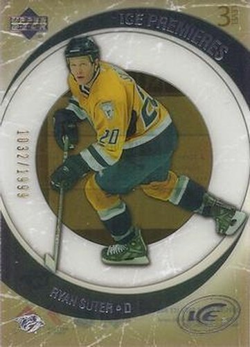 #133 Ryan Suter - Nashville Predators - 2005-06 Upper Deck Ice Hockey