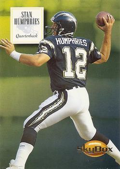 #133 Stan Humphries - San Diego Chargers - 1994 SkyBox Premium Football