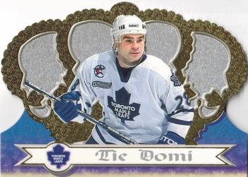 #133 Tie Domi - Toronto Maple Leafs - 1999-00 Pacific Crown Royale Hockey