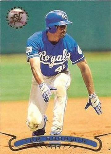 #133 Tom Goodwin - Kansas City Royals - 1996 Stadium Club Baseball