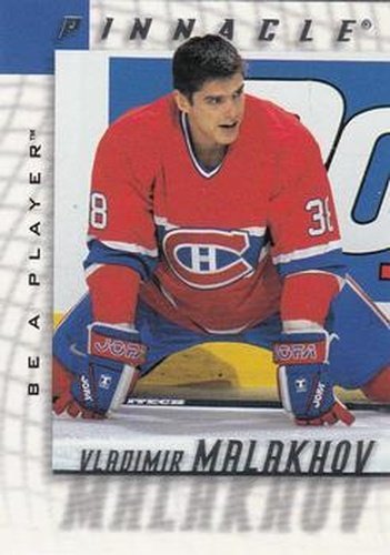 #133 Vladimir Malakhov - Montreal Canadiens - 1997-98 Pinnacle Be a Player Hockey