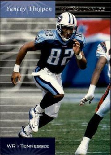 #133 Yancey Thigpen - Tennessee Titans - 1999 Donruss Football