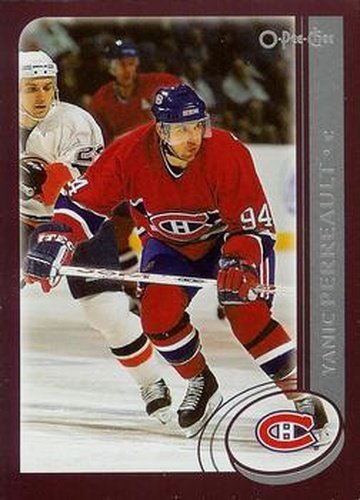 #133 Yanic Perreault - Montreal Canadiens - 2002-03 O-Pee-Chee Hockey