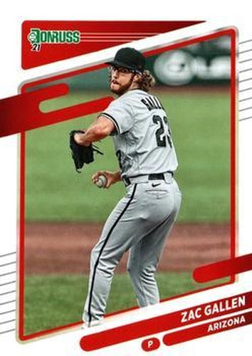 #133 Zac Gallen - Arizona Diamondbacks - 2021 Donruss Baseball
