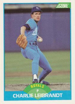 #133 Charlie Leibrandt - Kansas City Royals - 1989 Score Baseball