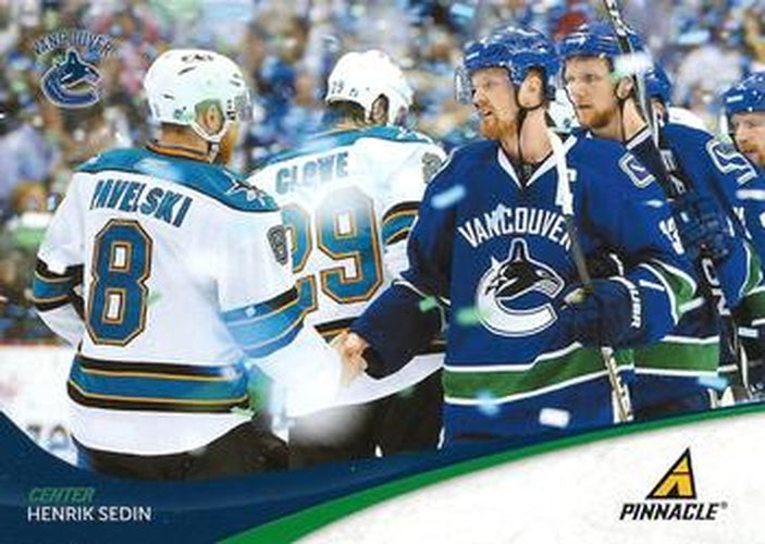 #133 Henrik Sedin - Vancouver Canucks - 2011-12 Panini Pinnacle Hockey