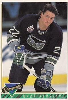 #133 Mark Janssens - Hartford Whalers - 1993-94 Topps Premier Hockey