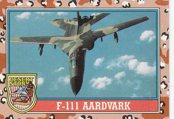 #133 F-111 Aardvark - 1991 Topps Desert Storm