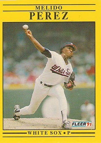 #133 Melido Perez - Chicago White Sox - 1991 Fleer Baseball