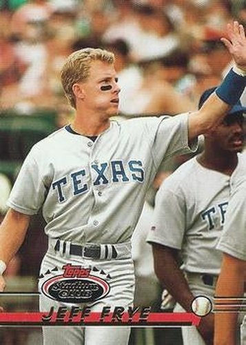 #133 Jeff Frye - Texas Rangers - 1993 Stadium Club Baseball