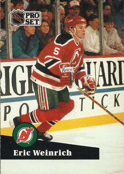 #133 Eric Weinrich - 1991-92 Pro Set Hockey