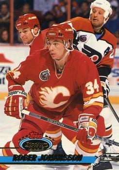 #133 Roger Johansson - Calgary Flames - 1993-94 Stadium Club Hockey