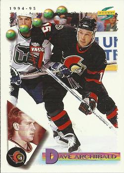 #133 Dave Archibald - Ottawa Senators - 1994-95 Score Hockey