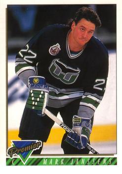 #133 Mark Janssens - Hartford Whalers - 1993-94 O-Pee-Chee Premier Hockey
