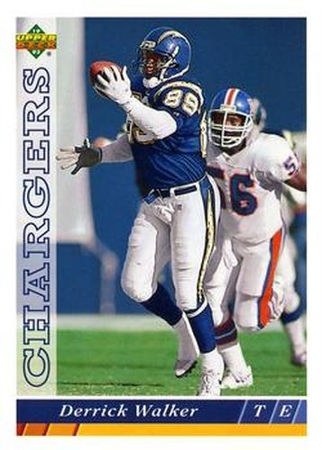 #133 Derrick Walker - San Diego Chargers - 1993 Upper Deck Football