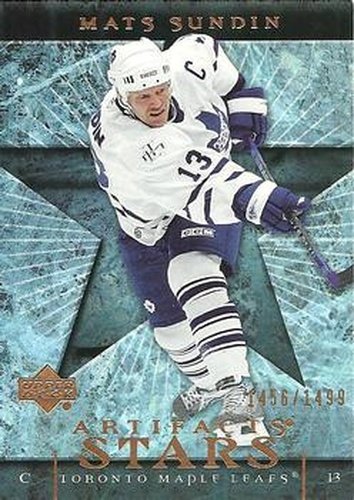 #133 Mats Sundin - Toronto Maple Leafs - 2007-08 Upper Deck Artifacts Hockey