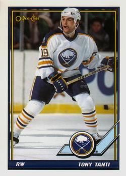 #133 Tony Tanti - Buffalo Sabres - 1991-92 O-Pee-Chee Hockey