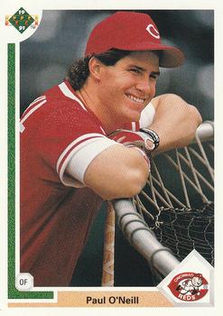 #133 Paul O'Neill - Cincinnati Reds - 1991 Upper Deck Baseball