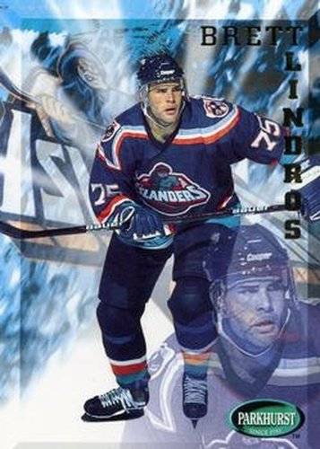 #133 Brett Lindros - New York Islanders - 1995-96 Parkhurst International Hockey